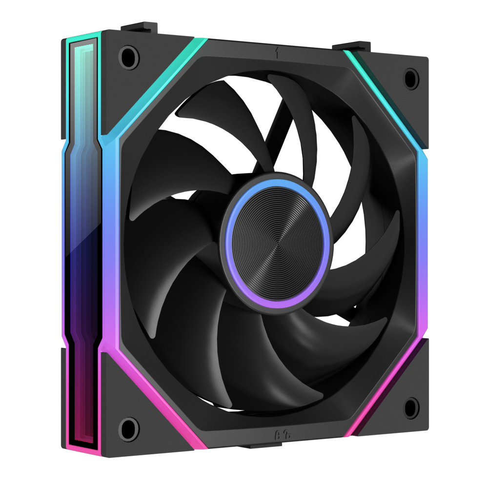 Nollie FAN GC120 ARGB Cooling Fan Modular Stackable Splicing PWM Silent 120mm RGB Fans 26LED