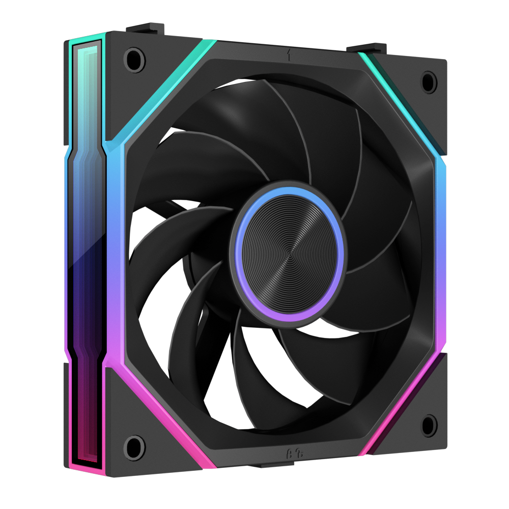 Nollie FAN GC120 ARGB Cooling Fan Modular Stackable Splicing PWM Silent 120mm RGB Fans 26LED