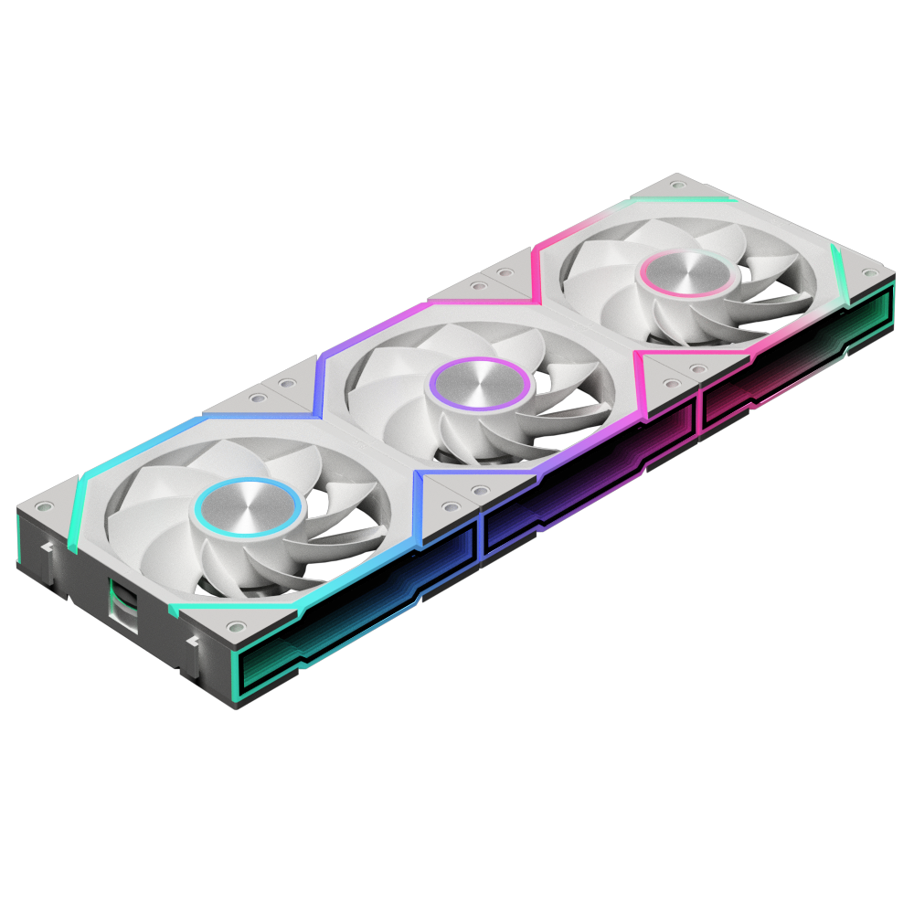 Nollie FAN GC120 ARGB Cooling Fan Modular Stackable Splicing PWM Silent 120mm RGB Fans 26LED