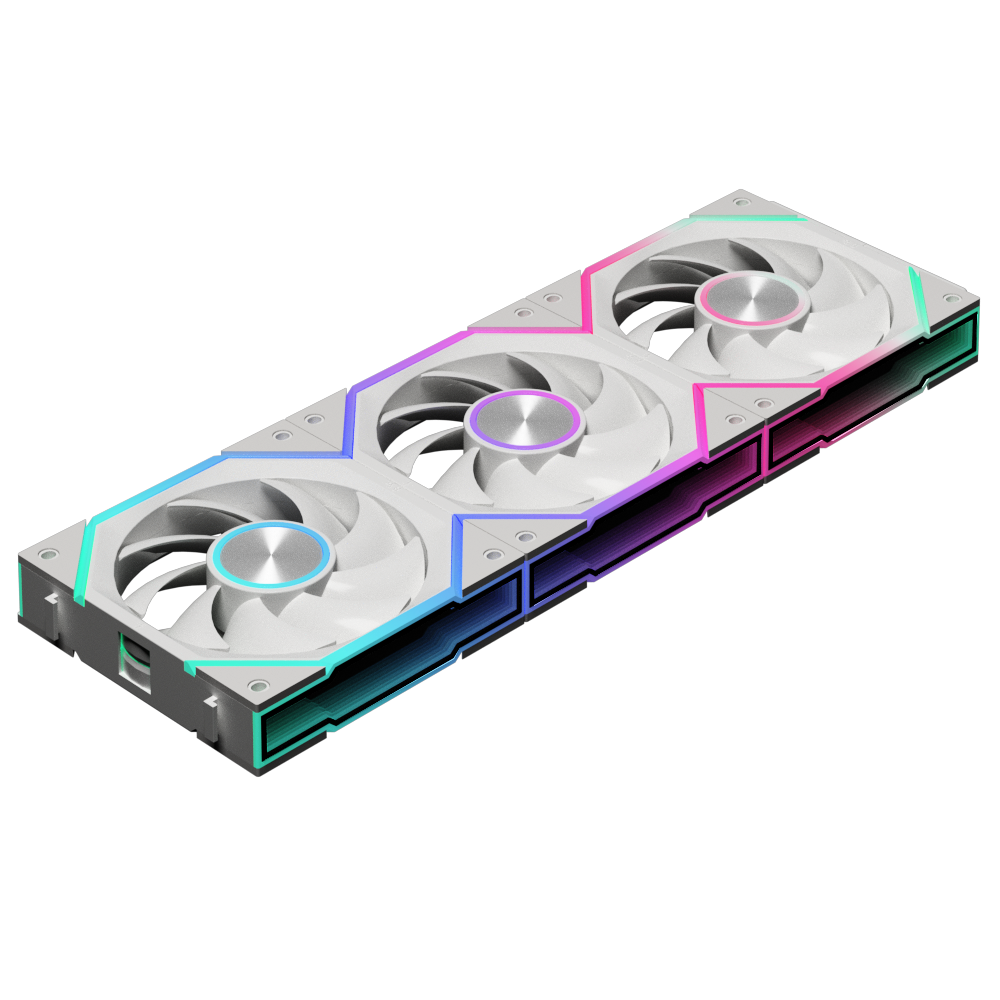 Nollie FAN GC120 ARGB Cooling Fan Modular Stackable Splicing PWM Silent 120mm RGB Fans 26LED